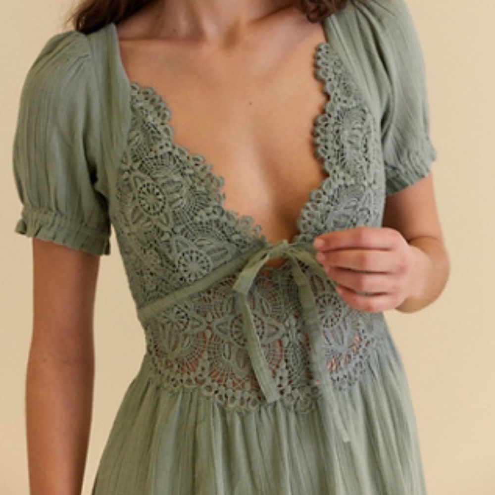 Free People All You Need is Lace Midi